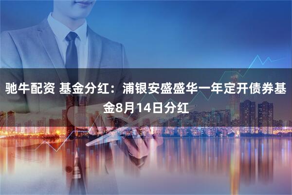 驰牛配资 基金分红：浦银安盛盛华一年定开债券基金8月14日分红