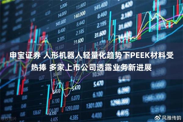 申宝证券 人形机器人轻量化趋势下PEEK材料受热捧 多家上市公司透露业务新进展