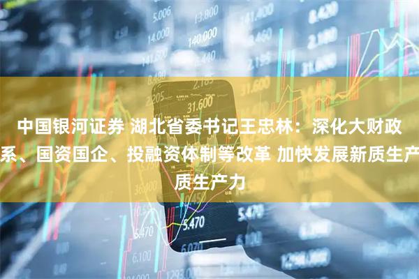 中国银河证券 湖北省委书记王忠林：深化大财政体系、国资国企、投融资体制等改革 加快发展新质生产力